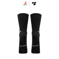 Personal Best Run - Performance Sock - Double Slash - Pure Black
